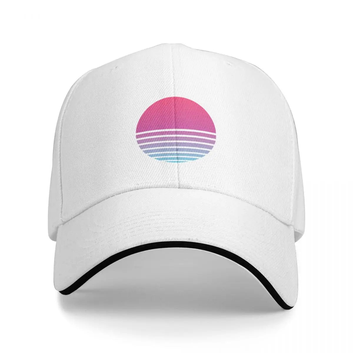 "Retro Sun Synthwave Cap"